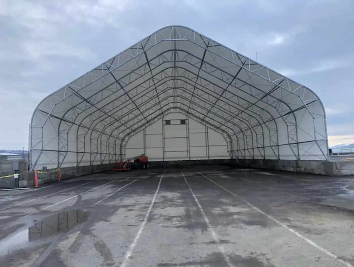 TURNING AN OPEN YARD INTO A HIGH-CAPACITY COVERED WORKSPACE